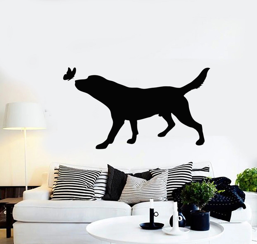 VVWV Pets Dog Wall Stickers for Home Boys Girls Kids Bathrooms