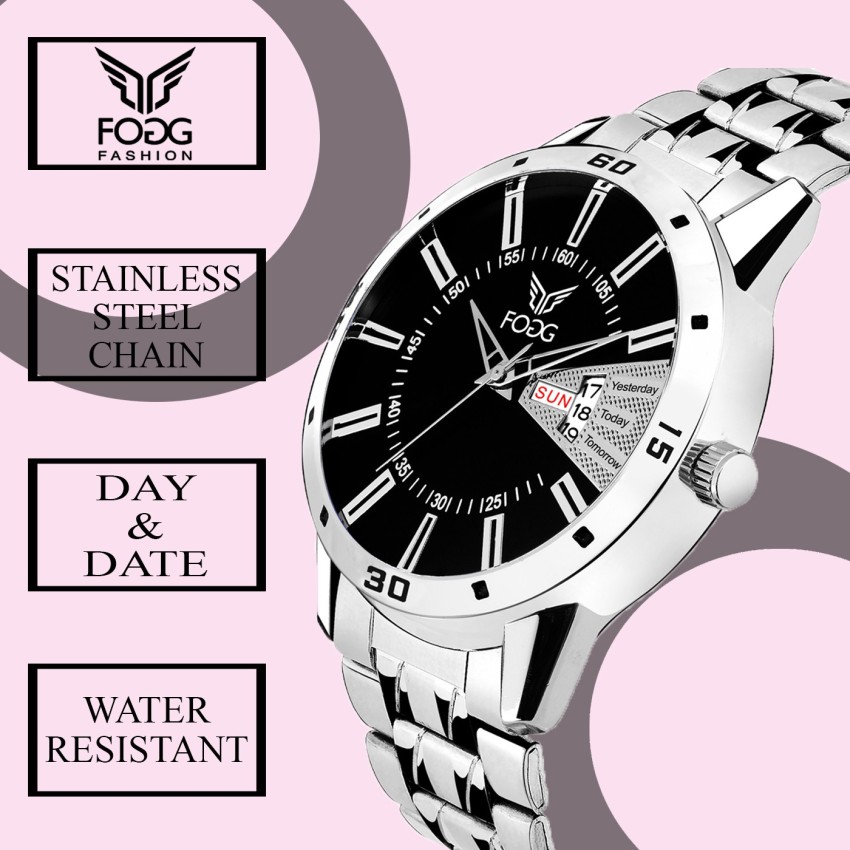 FOGG 2038 BK Working Day and Date Analog Watch For Men Buy