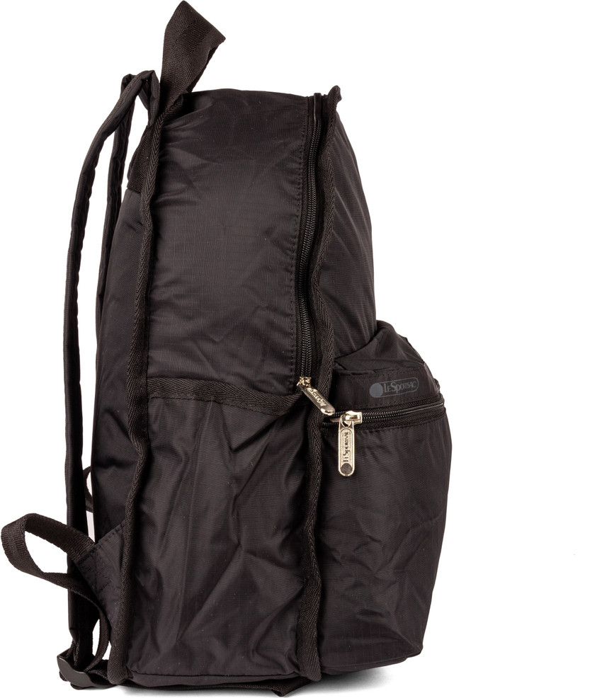 Lesportsac Basic Soft Black Backpack 22.983825 L Backpack Black Price in India Flipkart