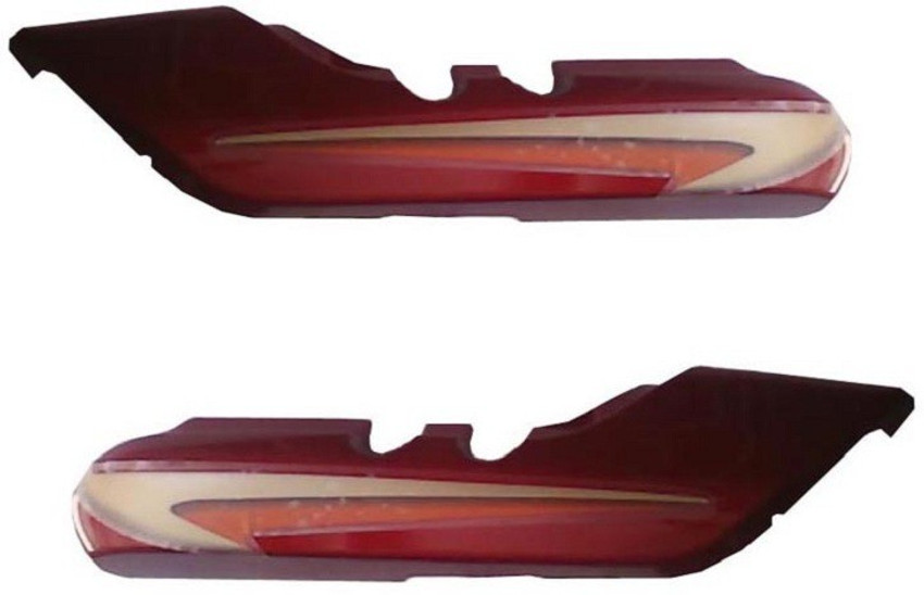 Zala SPLENDOR TAIL PANEL PLUS RED ORANGE Bike Headlight Visor