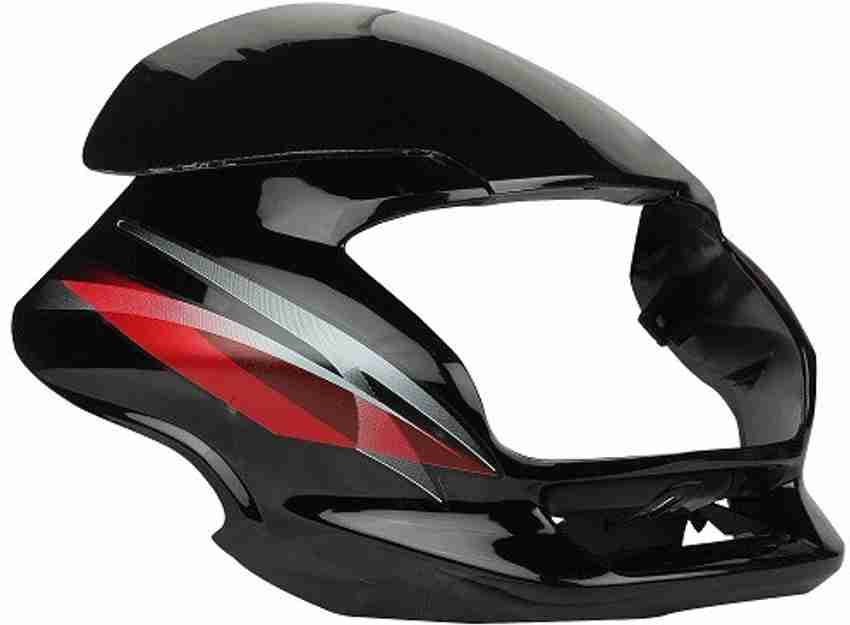 zalak Headlight Visor for Black and Red Bike Headlight Visor Price