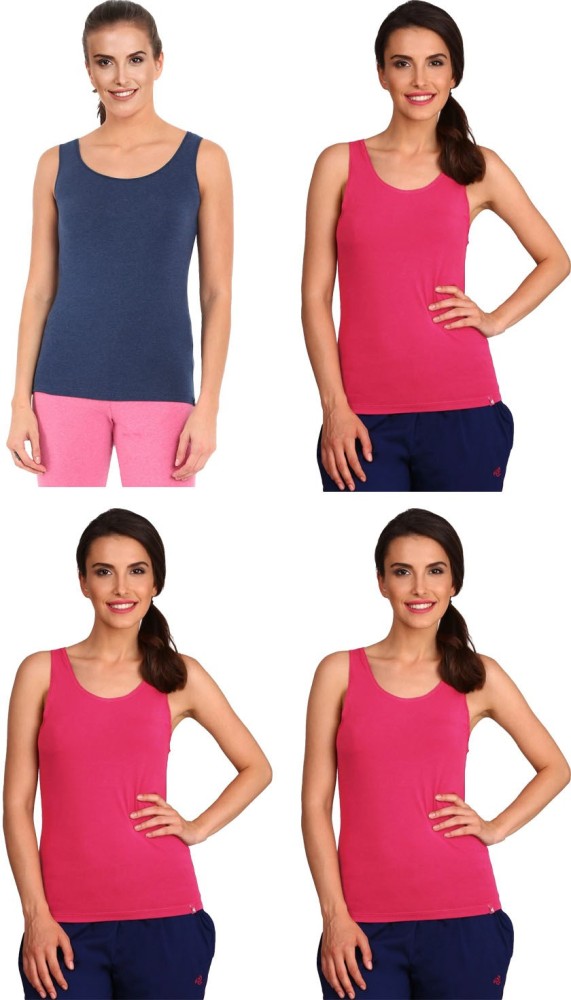 Jockey Women's Super Combed Cotton Elastane Stretch Inner Tank Top – Online  Shopping site in India