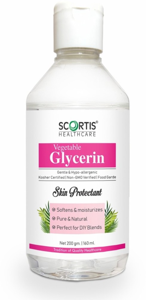 SCORTIS HEALTH CARE Glycerin Glycerine Vegetable Glycerin Beauty Skin Care Hydration Moisturizing Face Wash