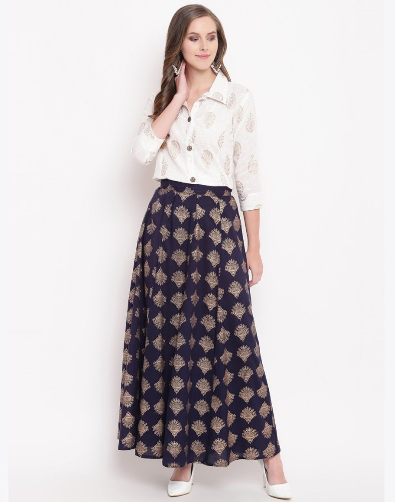 Flipkart crop clearance top and skirt