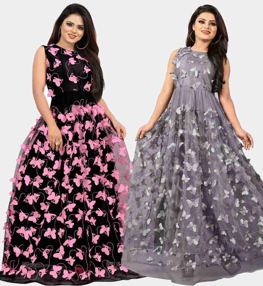 Butterfly online gown flipkart