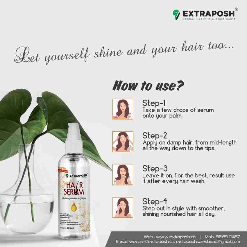 Best serum for silky hair clearance