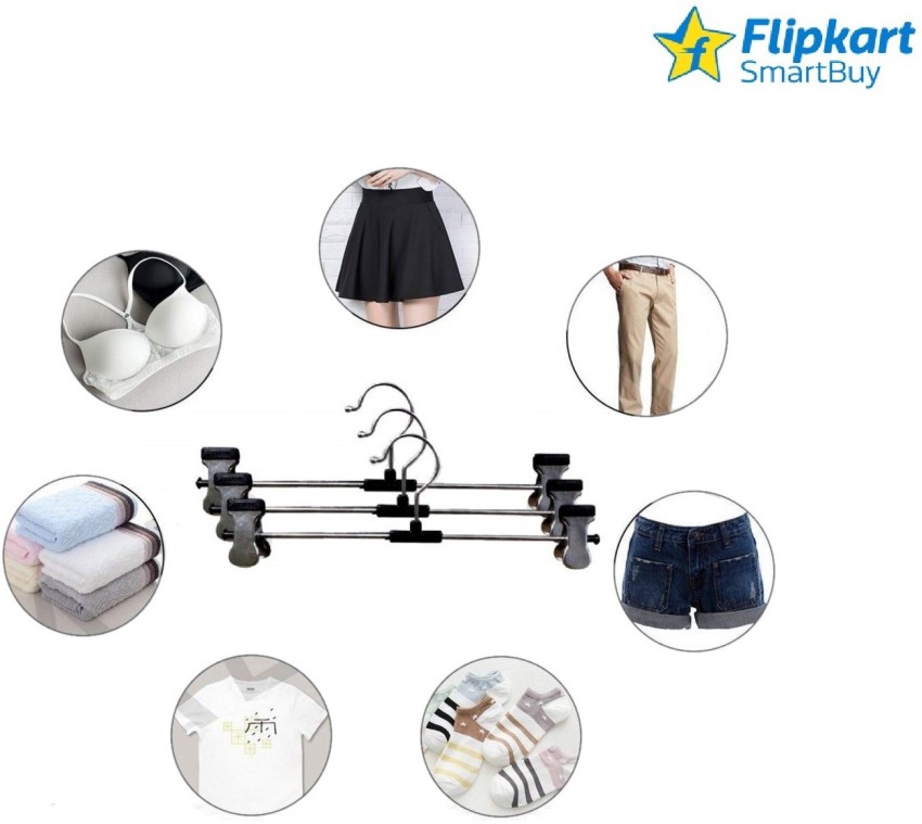 HighGrade Wooden Pants Hangers with Metal Clips Nepal  Ubuy