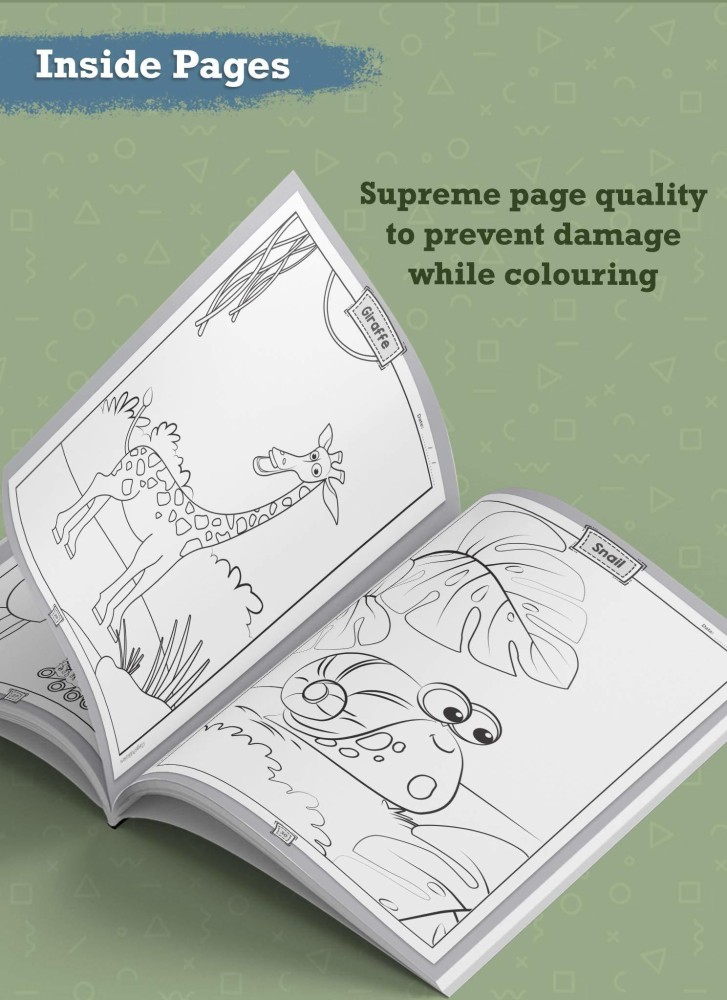 Blossom Jumbo Creative Colouring Books Combo For Kids