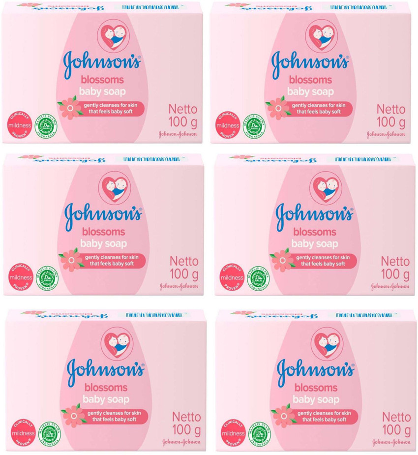 Johnson baby soap pink colour clearance