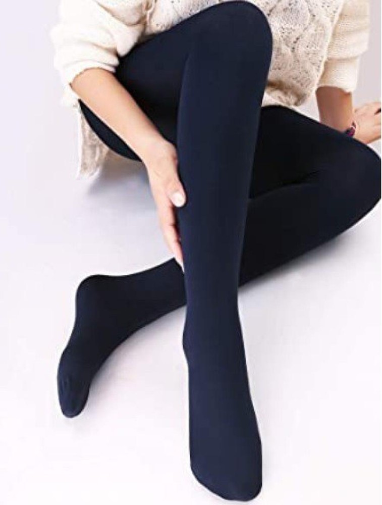 AlexVyan Length Footed (24 to 36 Waist) Stretchable Warm Thick Fur