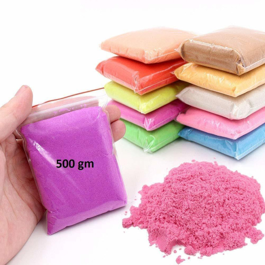 SHULABH CREATIVE Colorful Kinetic Sand Kit Amazing Dough and Clay