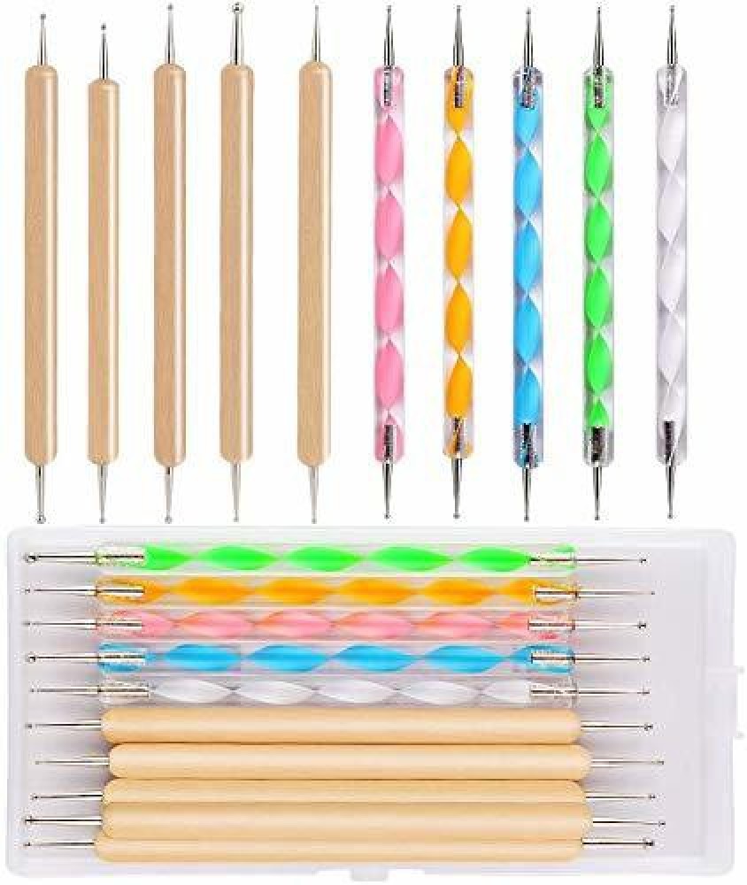 10 PCS Dotting Tools Set Kit for Nail Art Supplies Tool Pens for Painting