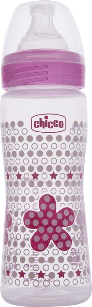 Chicco Well Being PHYSIO BOTTLE 330ML SIL PINK - 330 ml - Buy Chicco  Feeding bottle products in India