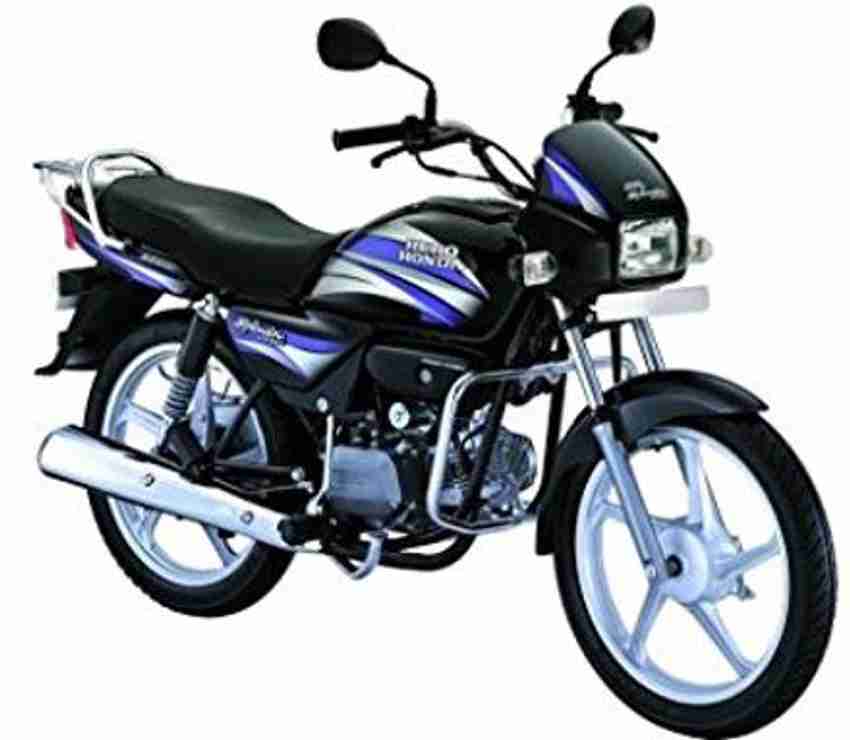 shiv ambika Side Panel for Hero Splendor Plus Black Blue Left