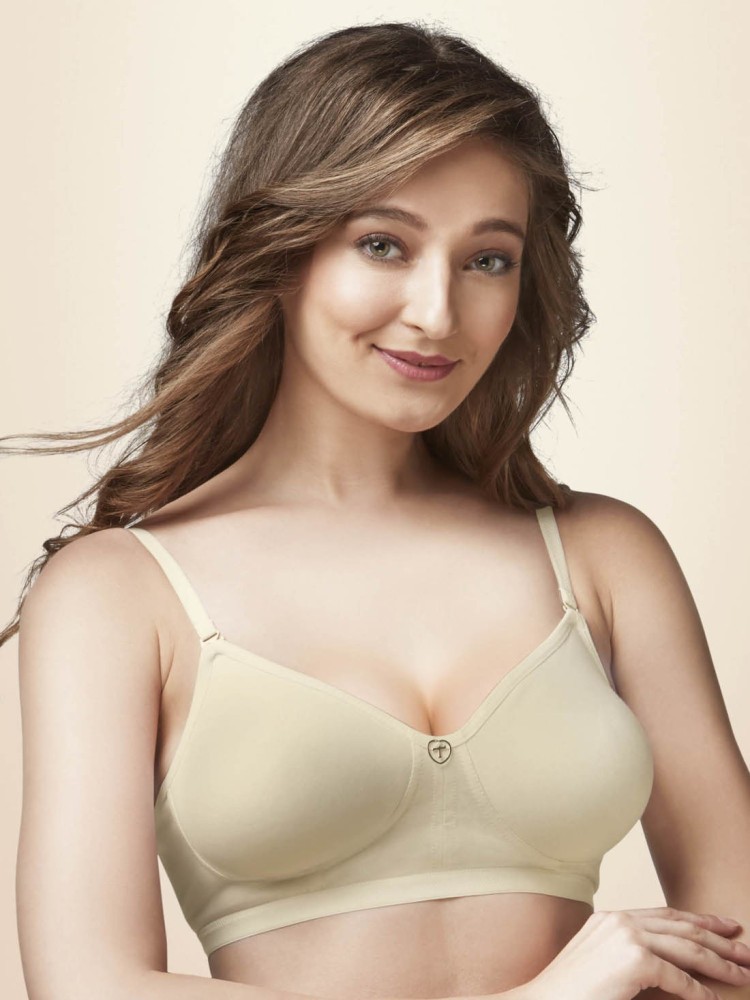 Trylo Padded Non-Wired Full Coverage T-Shirt Bra - Skin