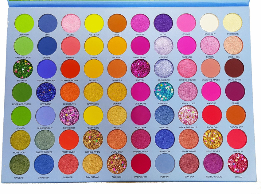 Crystal Beauty Lemtosh 70 color high pigmented professional