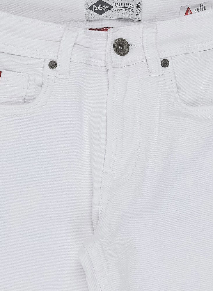 Lee cooper white jeans clearance
