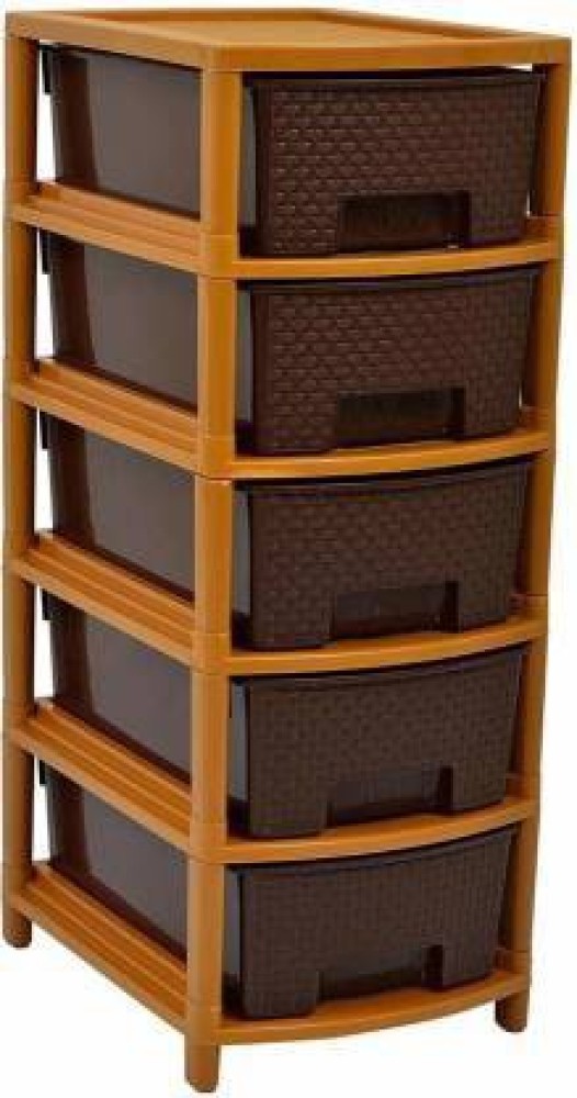 YASHODEEP PLASTIC Utensil Kitchen Rack Plastic Free Standing Multi-Purpose  Modular Drawer Storage Organizer for Home and Kitchen - (5 Layers) Foldable  Storage Box Containers Price in India - Buy YASHODEEP PLASTIC Utensil