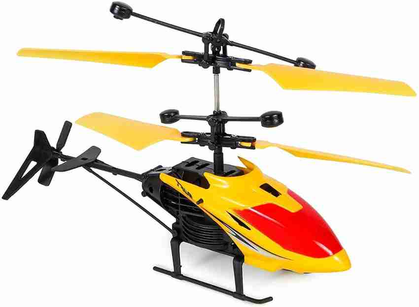 K D ENTERPRISE Flying Helicopter Toy with Remote Control Hand