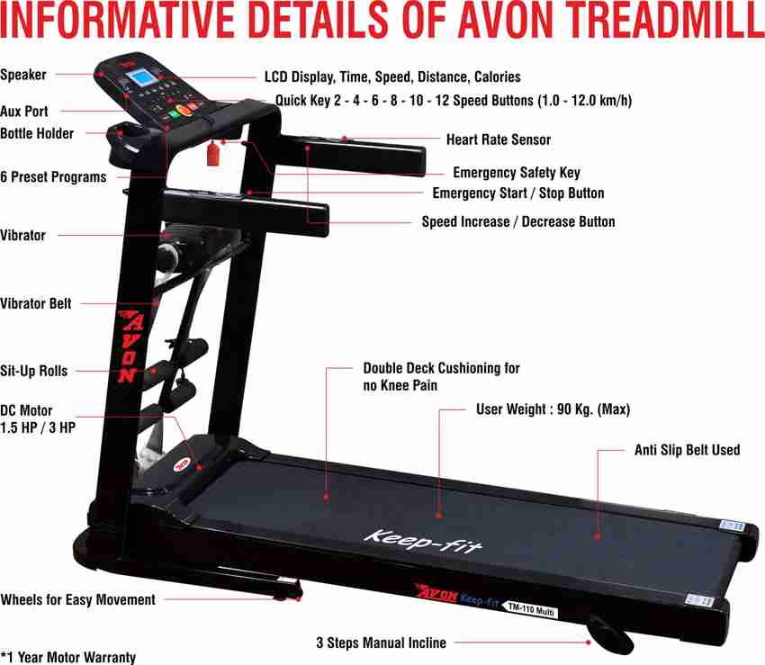 Avon manual sales treadmill