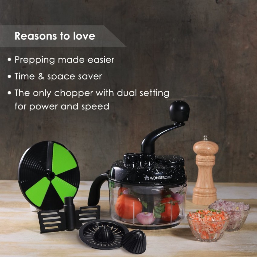 Wonderchef dual speed store food processor