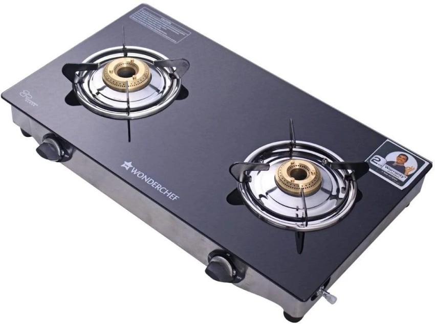 wonderchef gas stove 2 burner