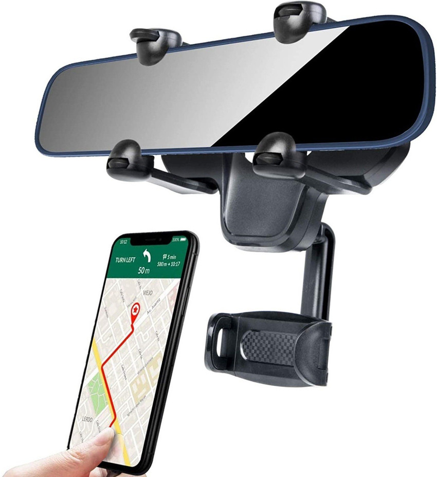 Car mirror on sale phone mount