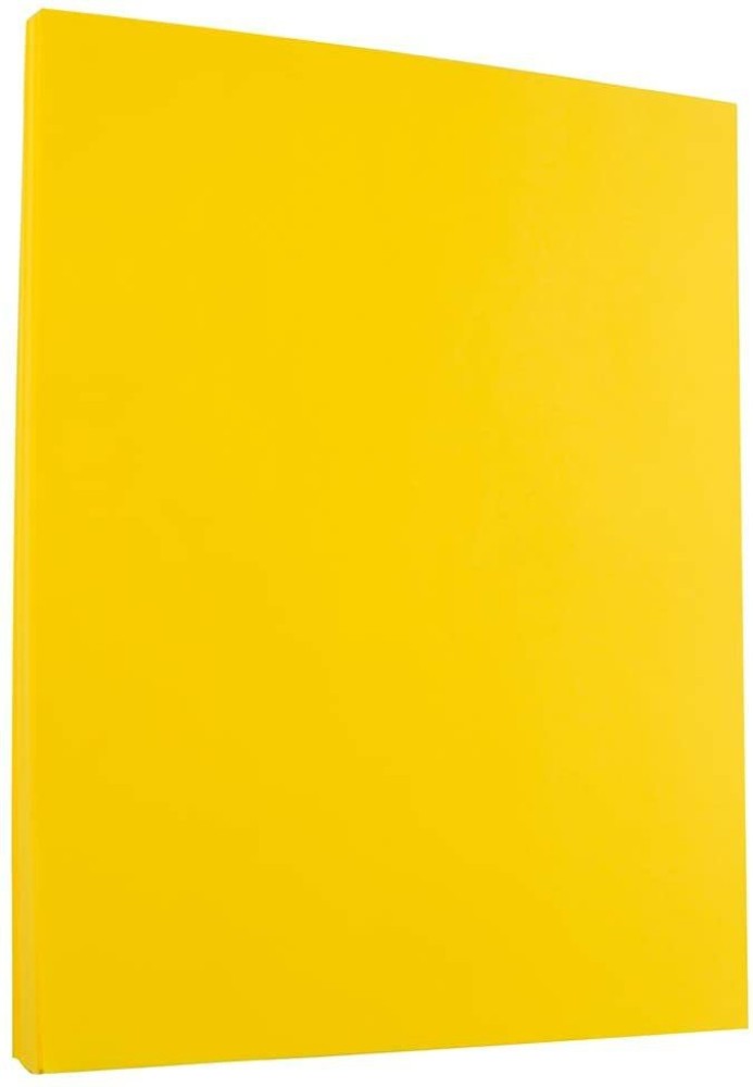 Eclet 40 pcs yellow Color Sheets 170-220 GSM Copy