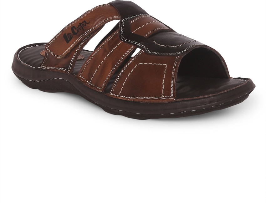 Lee cooper hot sale tan slippers