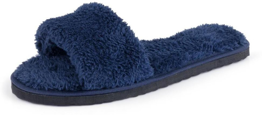 Open toe fluffy slippers sales