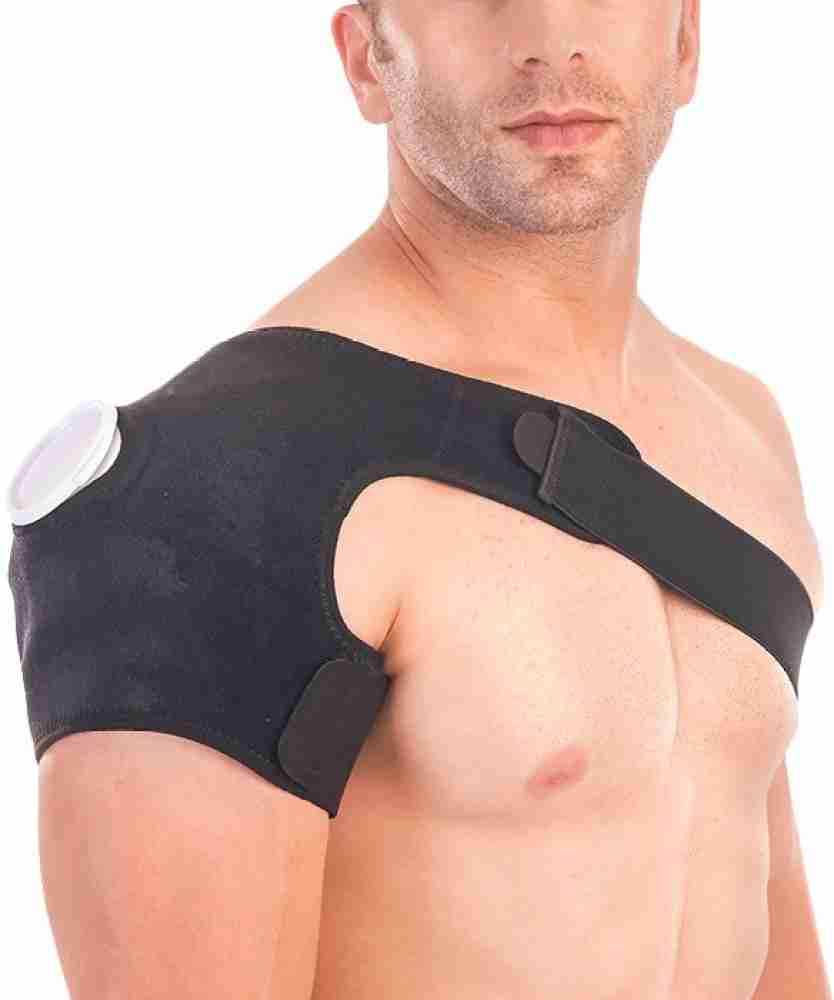 Generic 1PC Black Exercise Shoulder Brace With Pressure Pad