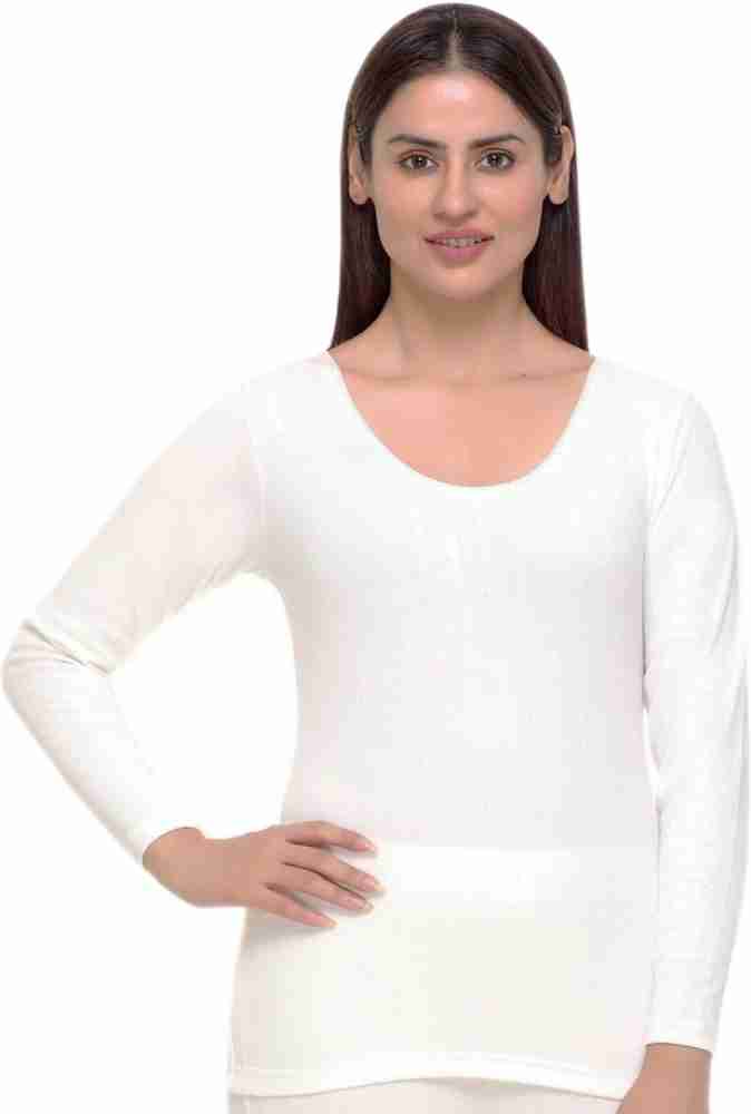 Warm-zone Solid Women Warmer Women Top Thermal - Buy Warm-zone Solid Women  Warmer Women Top Thermal Online at Best Prices in India