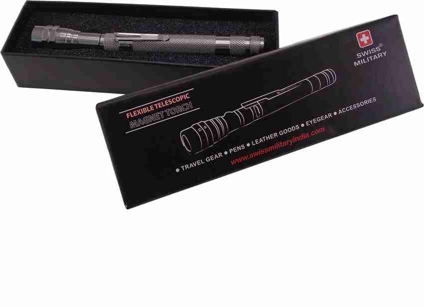 Swiss military flexible telescopic deals magnet torch tor 3