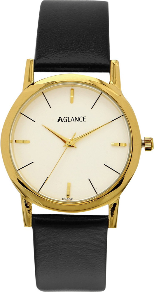 Aglance 7987YL01 Gold Plated Strap Analog Watch For Men Buy