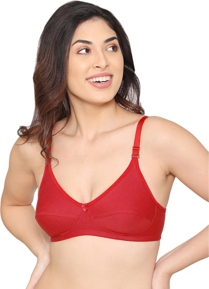Aishwarya Cotton Ladies Red Plain Padded Bra, For Inner Wear, Size: 42B at  Rs 298/piece in Ludhiana