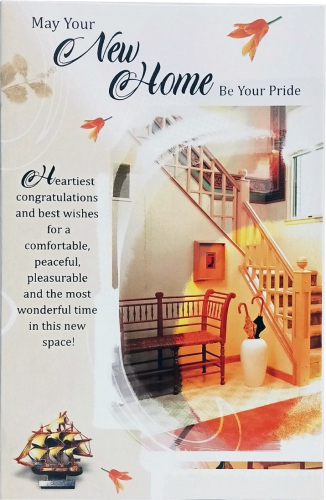 Congrats New Home Apartment Card Gift Box 