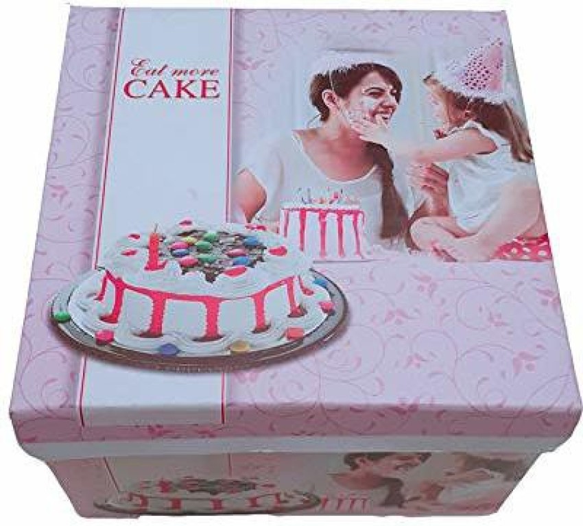 Peach Cake Box 1 Kg : 10x10x5 – Let's Box It