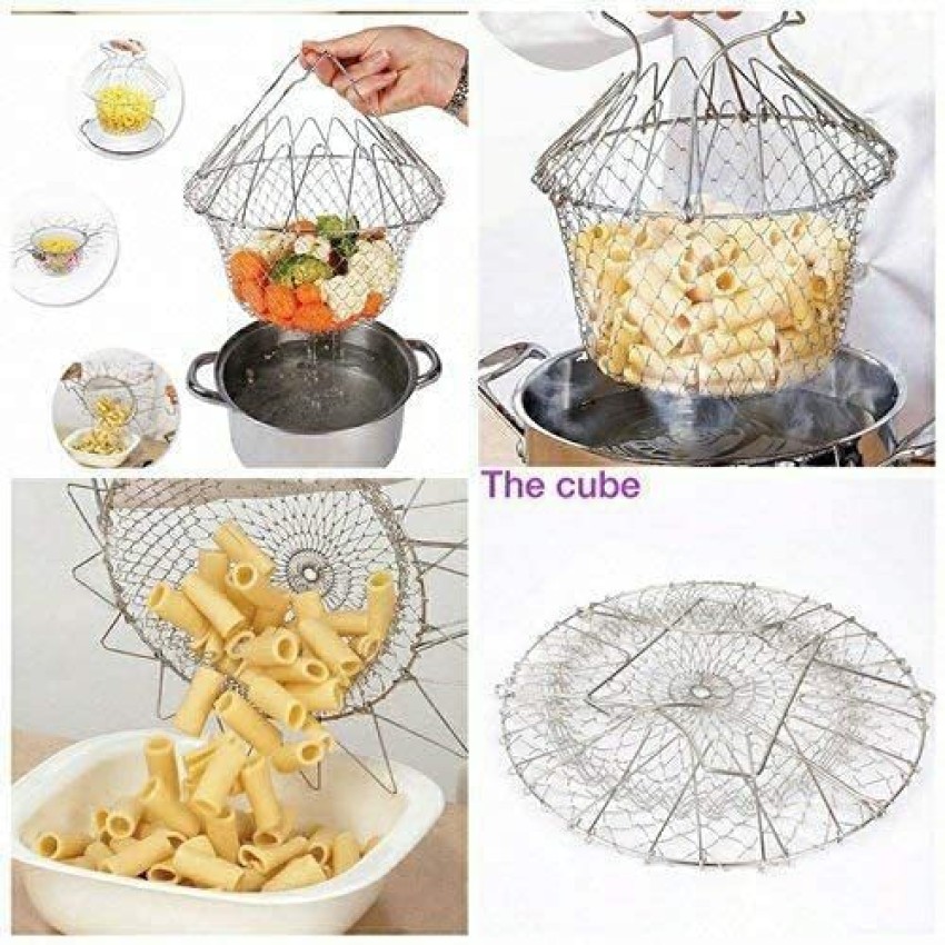 Foldable Steam Rinse Strainer