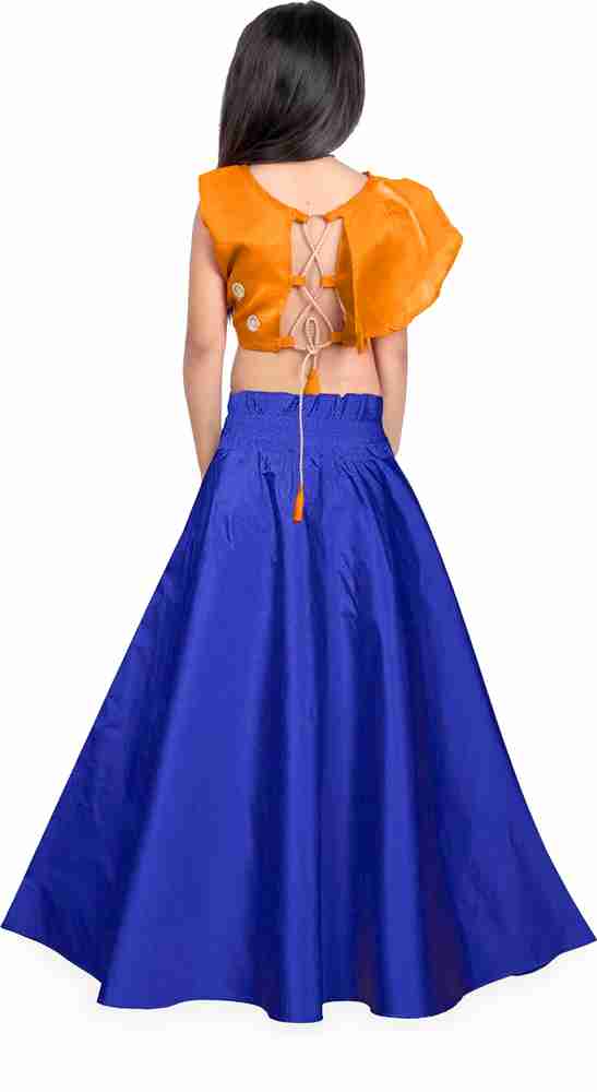 Mayura Designer Girls Lehenga Choli Ethnic Wear Solid Lehenga
