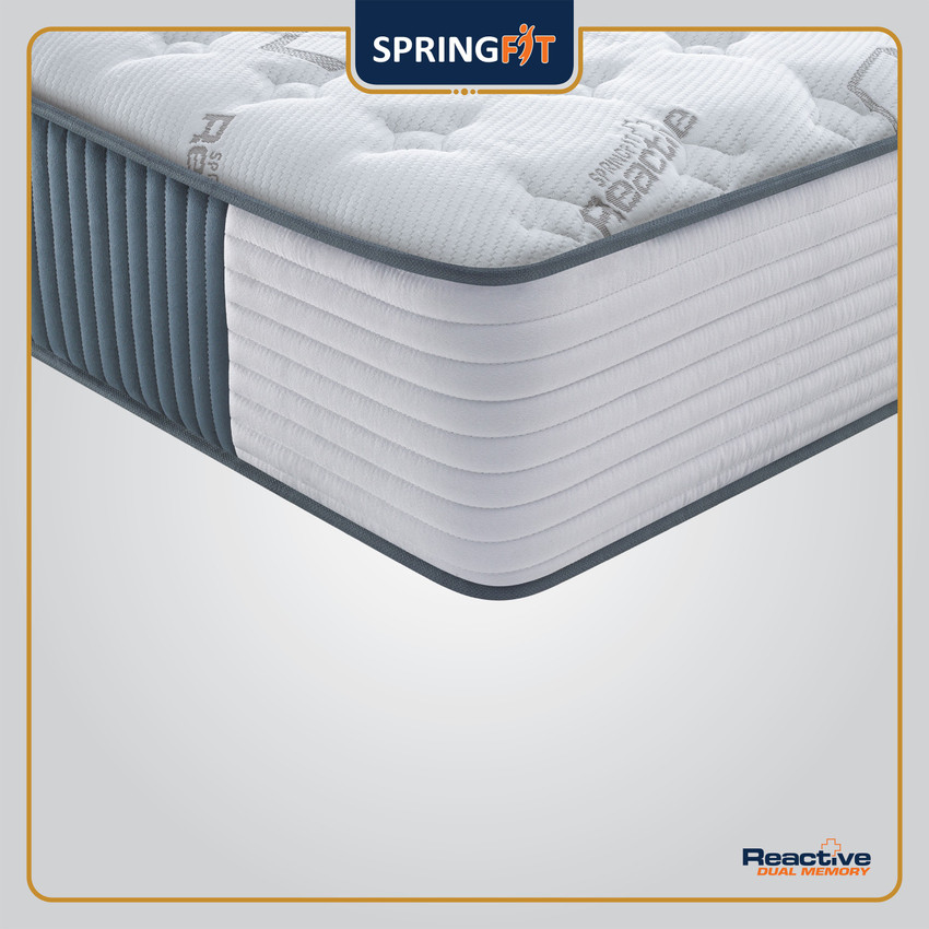 SPRINGFIT Reactive Dual Memory 6 inch Single Memory Foam Mattress Price in India Buy SPRINGFIT Reactive Dual Memory 6 inch Single Memory Foam Mattress online at Flipkart