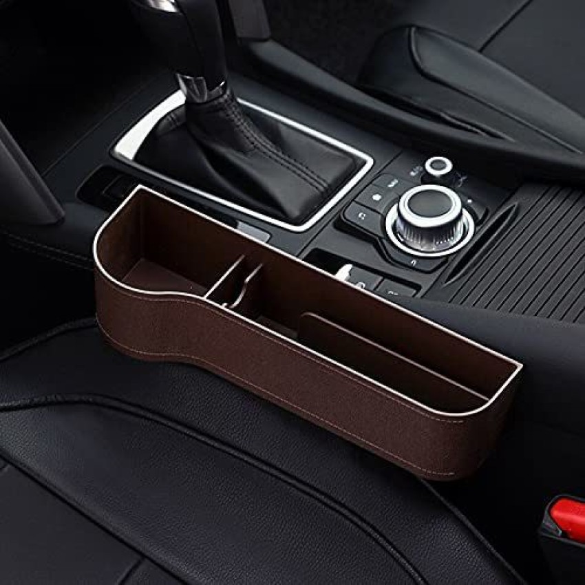 Bestor Car Seat Gap Organizer, Multifunctional with Small Cup Holder, Storage  Box ( Pack of 1 , Brown ) Car Side Seat Catcher Price in India - Buy Bestor Car  Seat Gap Organizer, Multifunctional with Small Cup Holder, Storage Box (  Pack of 1 , Brown ) Car