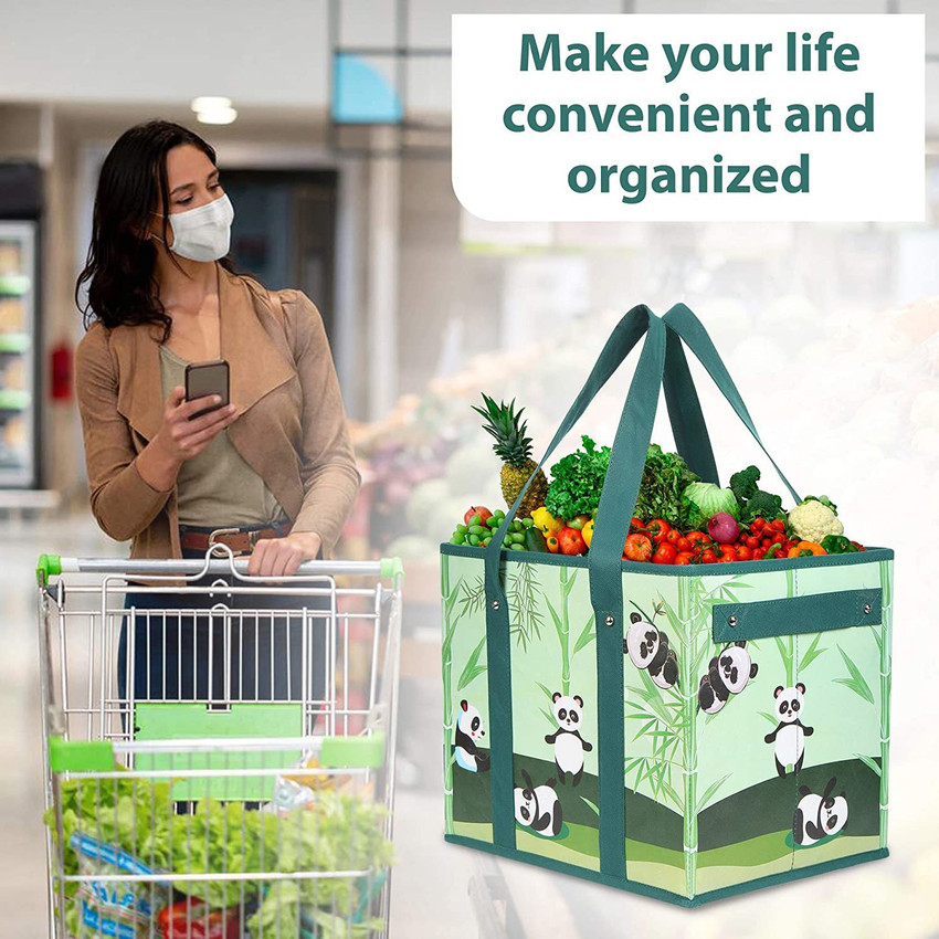 DOUBLE R BAGS Reusable Grocery Shopping Bags Boxes Totes Foldable