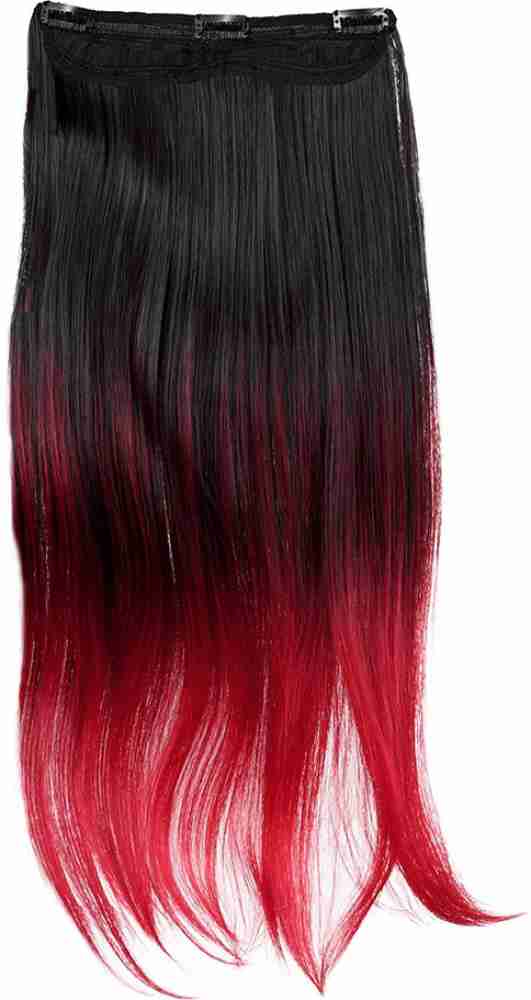 STREAK STREET SCARLET RED OMBRE HAIR EXTENSIONS Hair Extension Price in  India - Buy STREAK STREET SCARLET RED OMBRE HAIR EXTENSIONS Hair Extension  online at