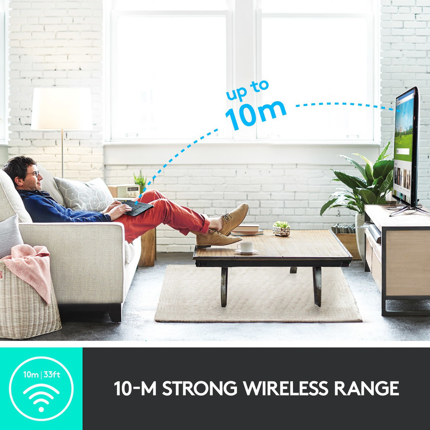 Logitech k400 plus android tv best sale