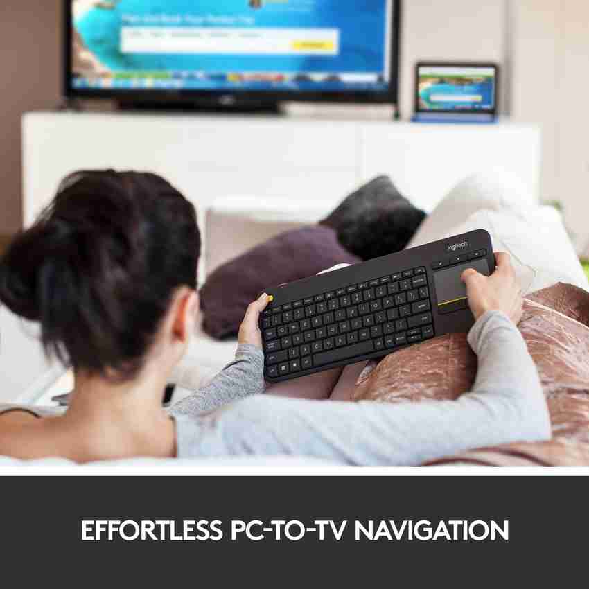 Teclado inalambrico logitech k400 deals