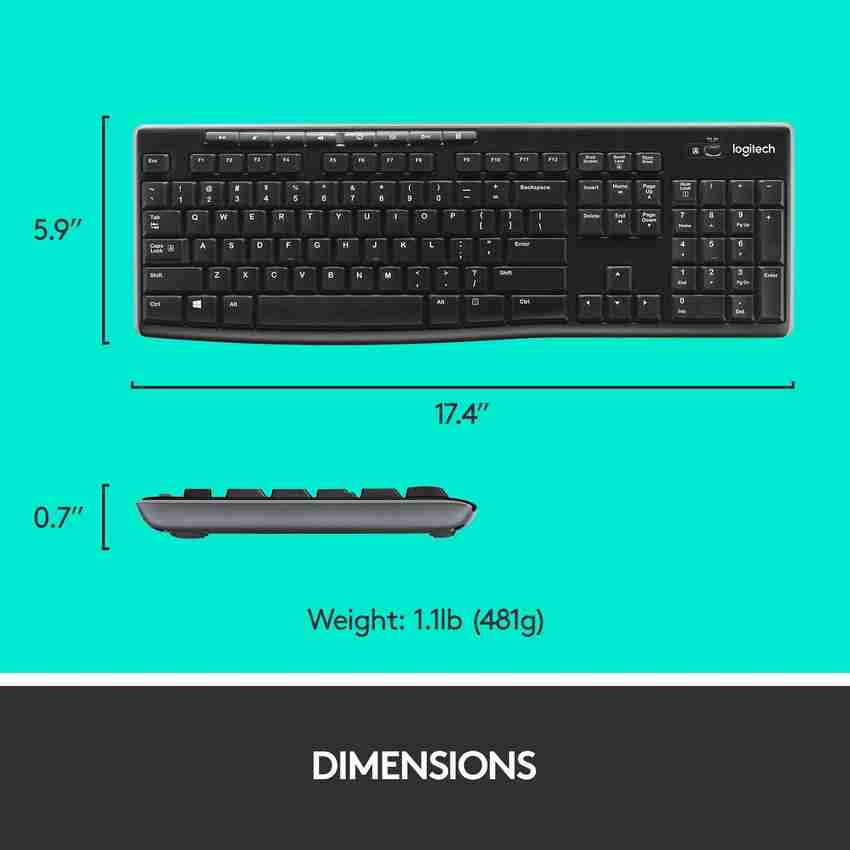 Logitech MK270r Wireless Combo Keyboard Logitech Flipkart
