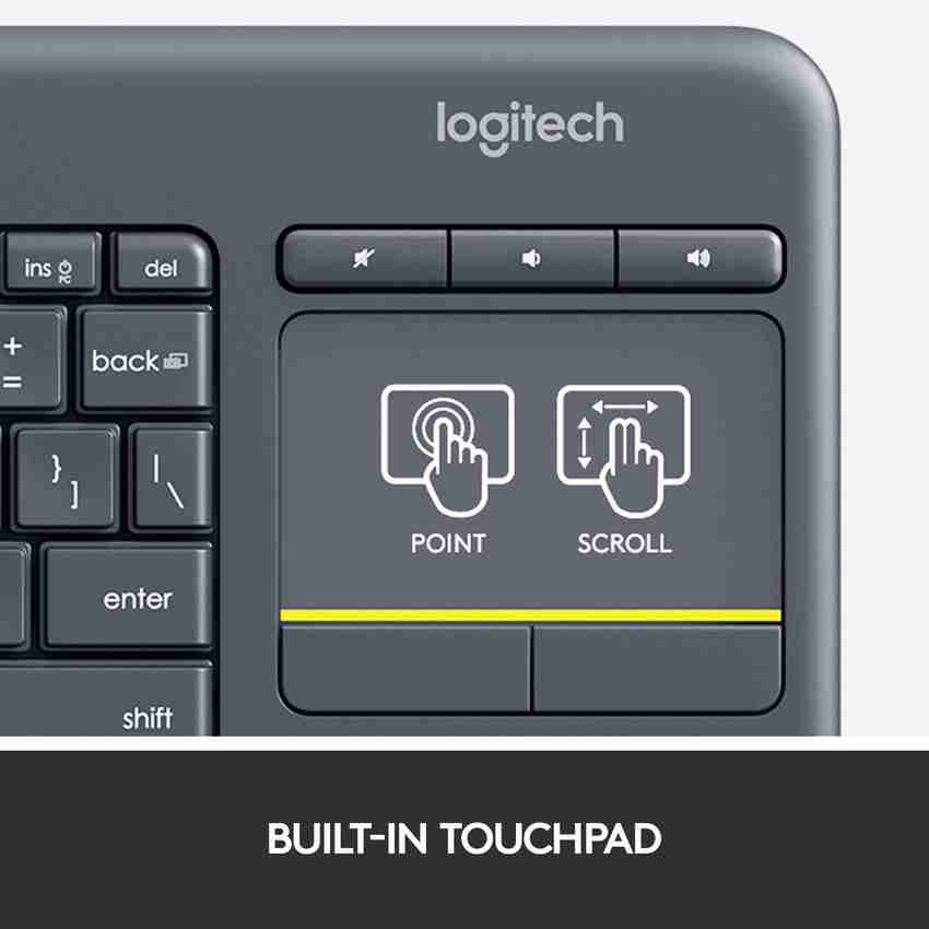 Teclado inalámbrico 2025 logitech k400