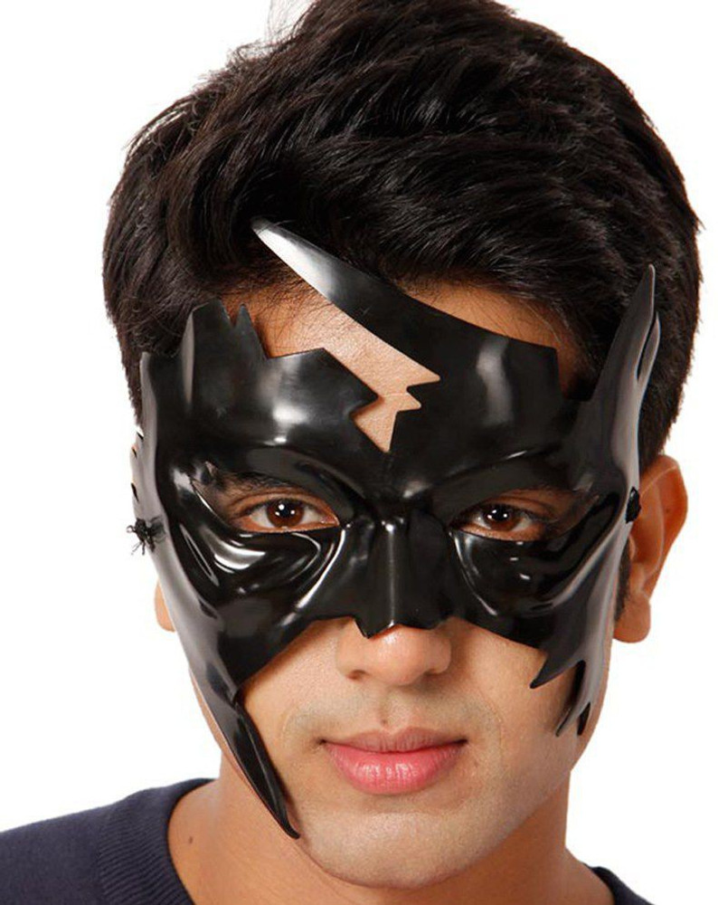 NADS Technologies Superhero Krrish Mask Set of 3 Party Mask