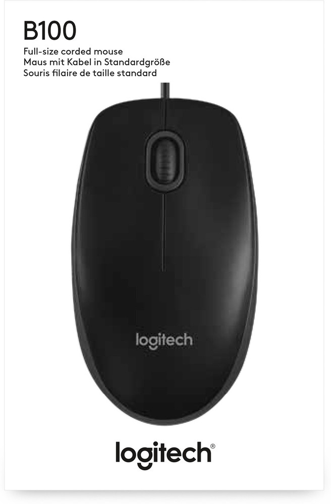 Logitech B100 Wired Optical Mouse Logitech Flipkart