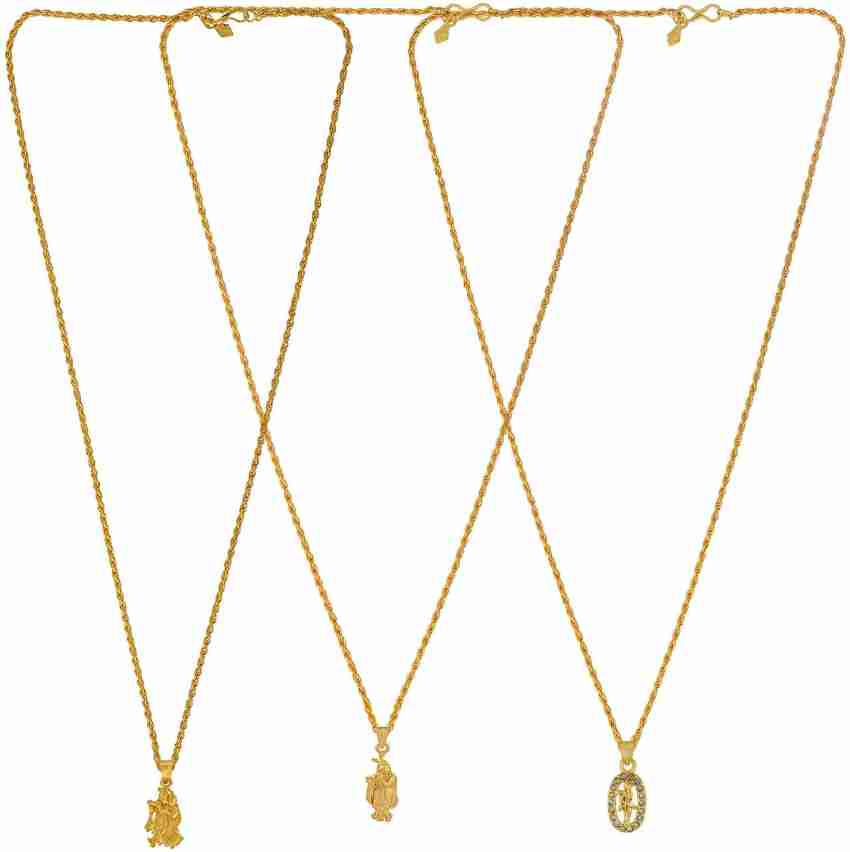 Morvi Gold-plated Cubic Zirconia Brass Pendant Price in India - Buy Morvi  Gold-plated Cubic Zirconia Brass Pendant Online at Best Prices in India